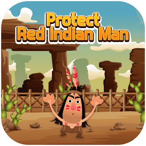 Protect Red Indian Man